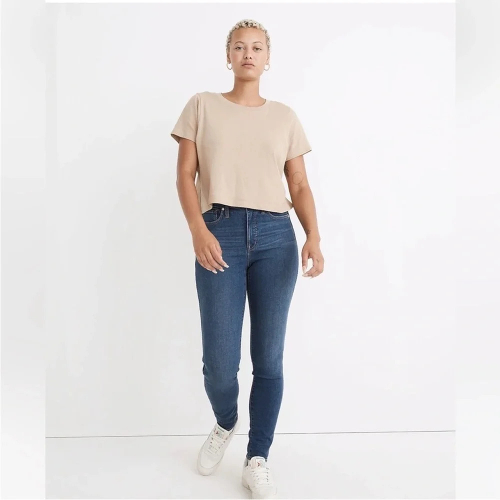 Madewell Coronet Wash 10" High Rise Skinny Jeans Women's Size 25 View 3